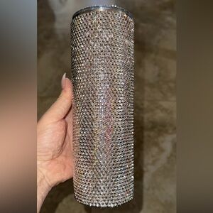 20oz Stainless Steel Double Walled Sparkling Rhinestone Tumbler